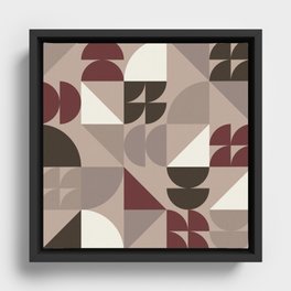 Geometrical modern classic shapes composition 24 Framed Canvas