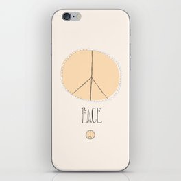 Lovely Little Peace Sign iPhone Skin