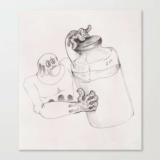Bottler Canvas Print