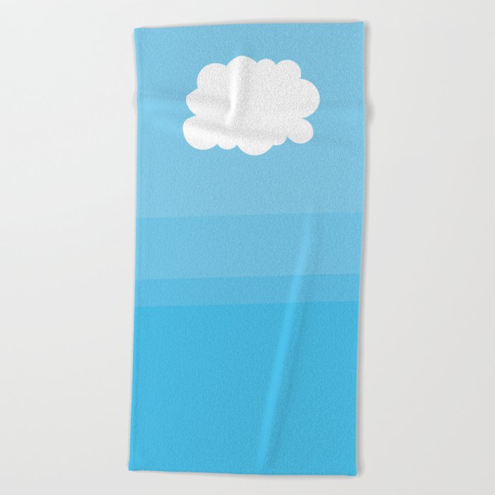 Elements - AIR - plain and simple Beach Towel