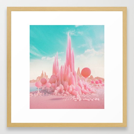 WALTSUB DISNEYSURFACE (everyday 01.12.17) Framed Art Print by beeple | Society6