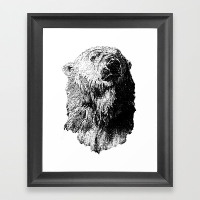 Polar Bear Hope Framed Art Print