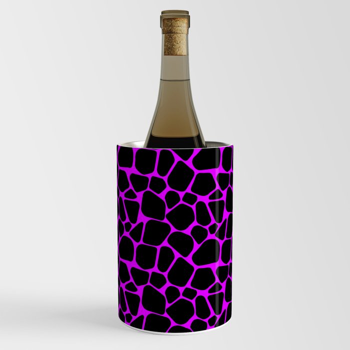 Neon Safari Purple & Black Wine Chiller