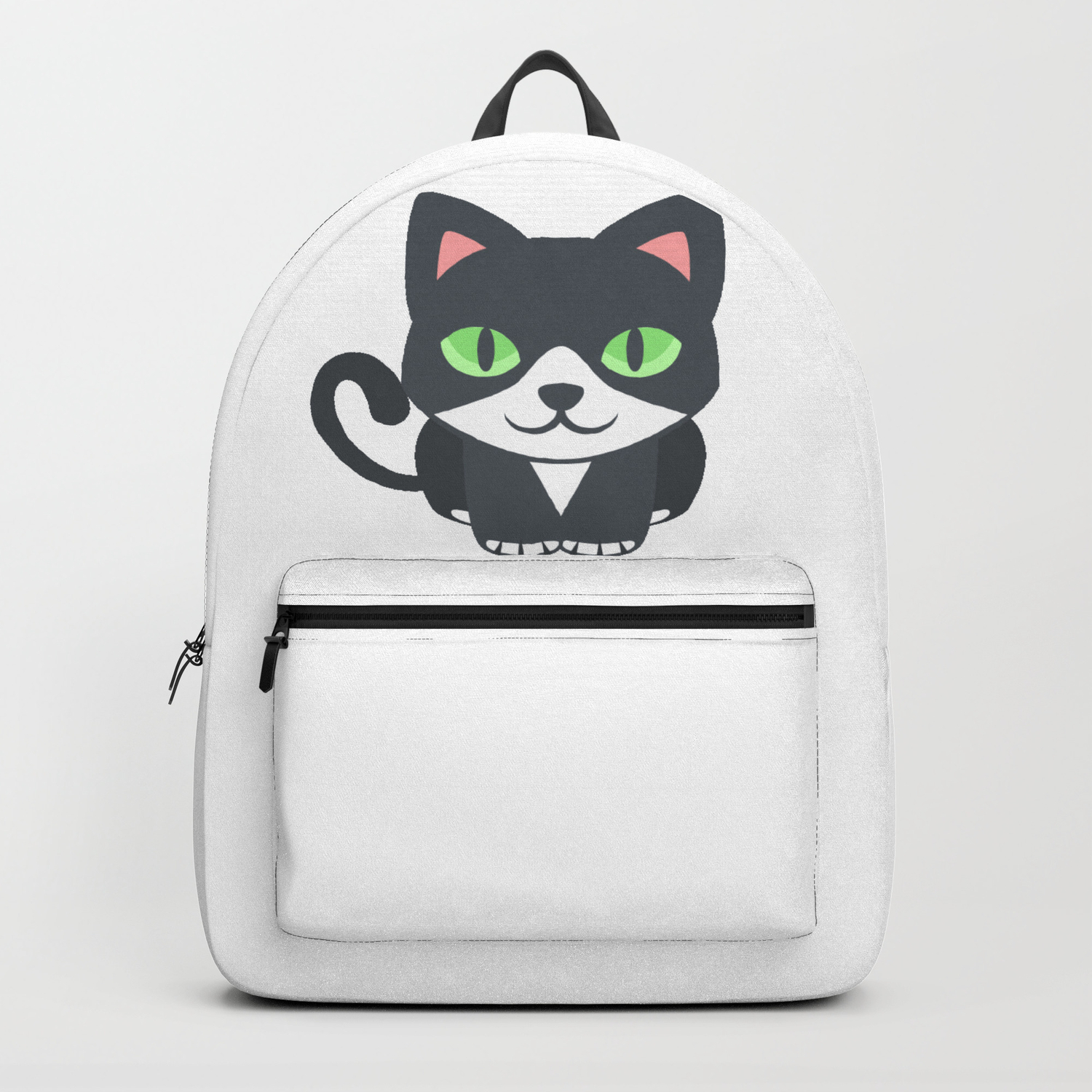 black emoji backpack