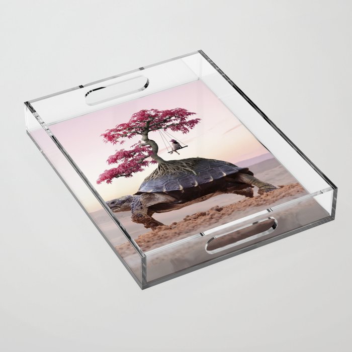 Bonsai Tortoise Acrylic Tray
