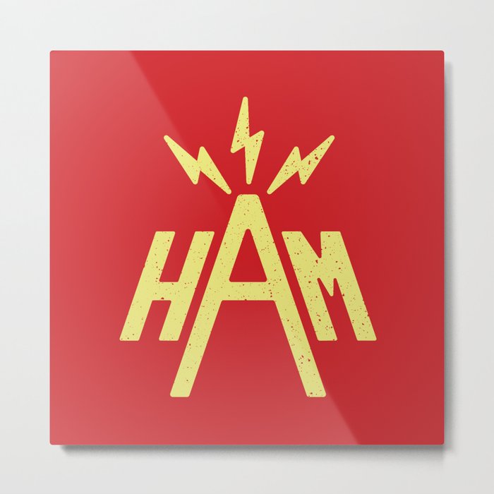 Ham Radio Metal Print