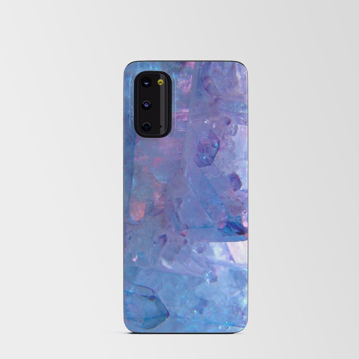 Purple Crystal Geode Android Card Case