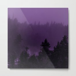 Purple Fog Metal Print