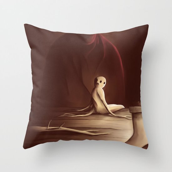 The mandrake Throw Pillow