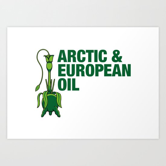Arctic & European Oil Art Print