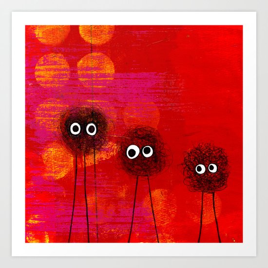 Bed Woolies Art Print