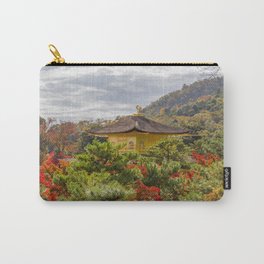 Fall Colors and Gold Carry-All Pouch