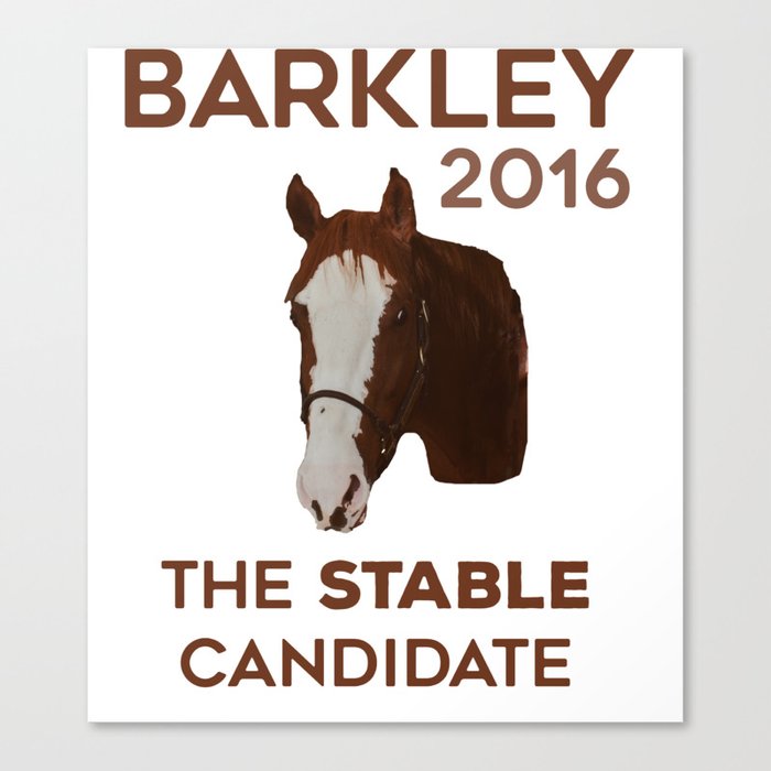 The Stable Candidate Canvas Print