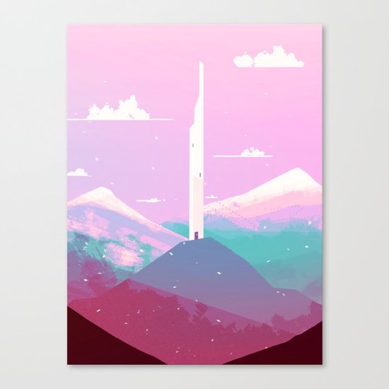 tower of wind Canvas Print
