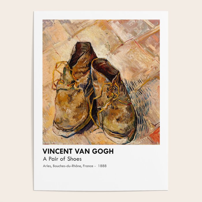 A Pair of Shoes Vincent Van Gogh Poster by MARY AND FAP Society6
