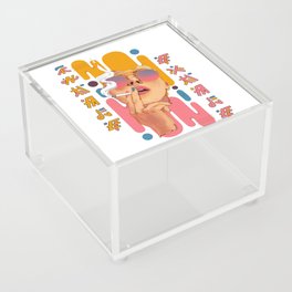 Inhale + Exhale  Acrylic Box