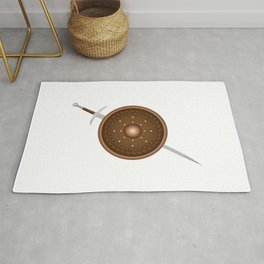 Claymore and Shield Area & Throw Rug