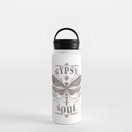 Gypsy Soul - Bohemian Dragonfly  Water Bottle