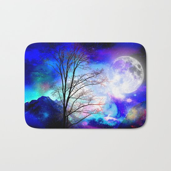 under the moon Bath Mat