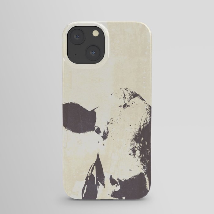 Rustic Cow iPhone Case