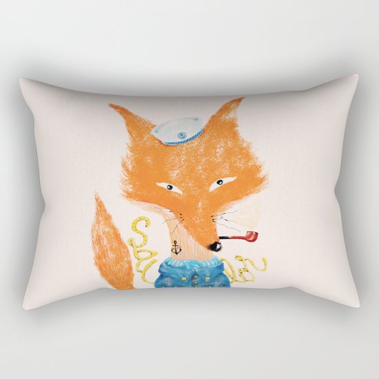 Fox II Rectangular Pillow