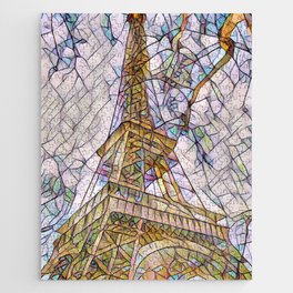 Eiffel Tower Mosaic Jigsaw Puzzle
