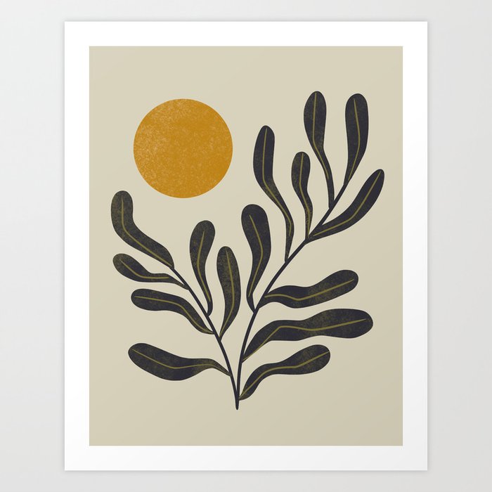 Sun Plant Art Print