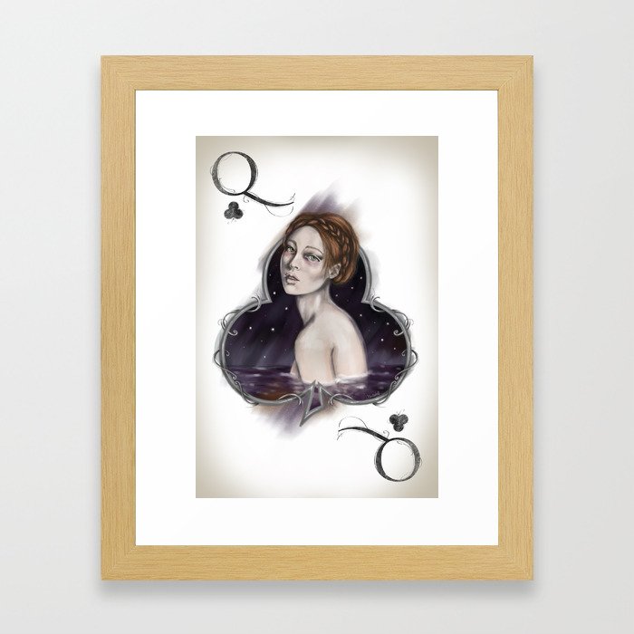 Queen of Clovers Framed Art Print