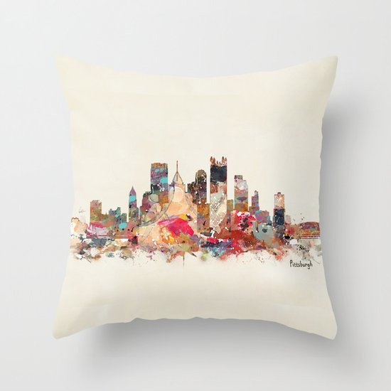 pittsburgh Throw Pillow