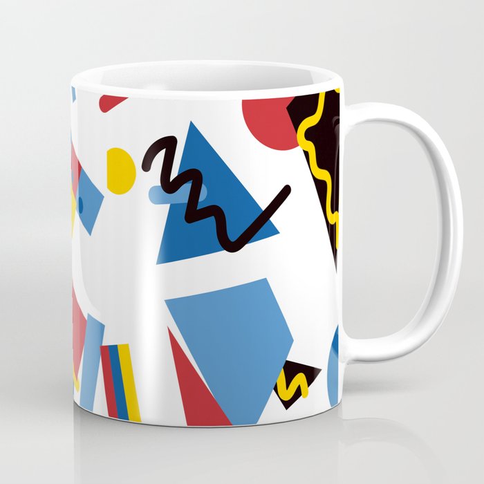 Postmodern Primary Color Party Decorations Coffee Mug By Postmodern Primary Color Party Decorations Coffee Mug