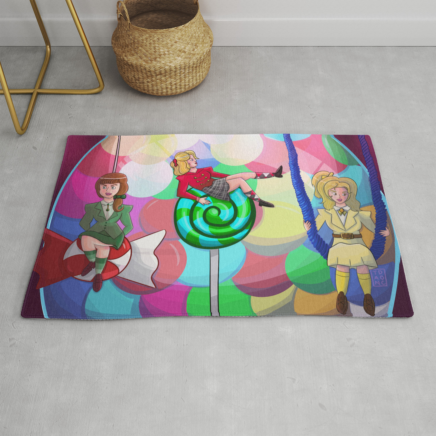 Heathers Candy Store Rug By Tand0c Society6