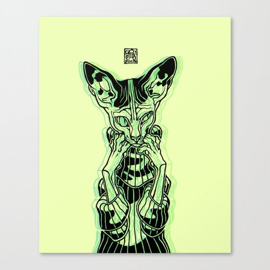Stay Home Today Canvas Print