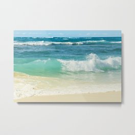 Summer Sea Metal Print | Dreamy, Surf, Decor, Photo, Summersea, Nature, Beaches, Paradise, Tropical, Hawaiianislands 