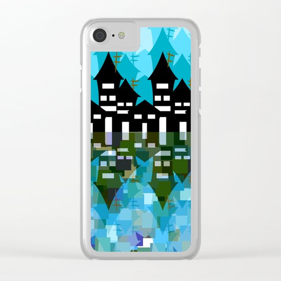 City at night Clear iPhone Case