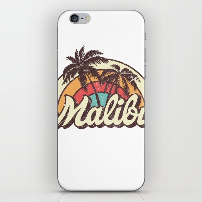Malibu beach city iPhone Skin