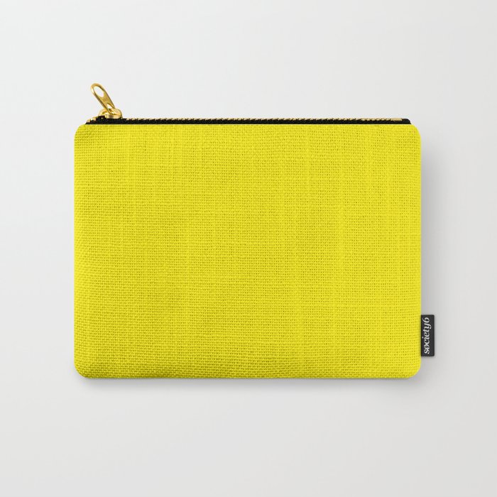 CANARY YELLOW SOLID COLOR Carry-All Pouch