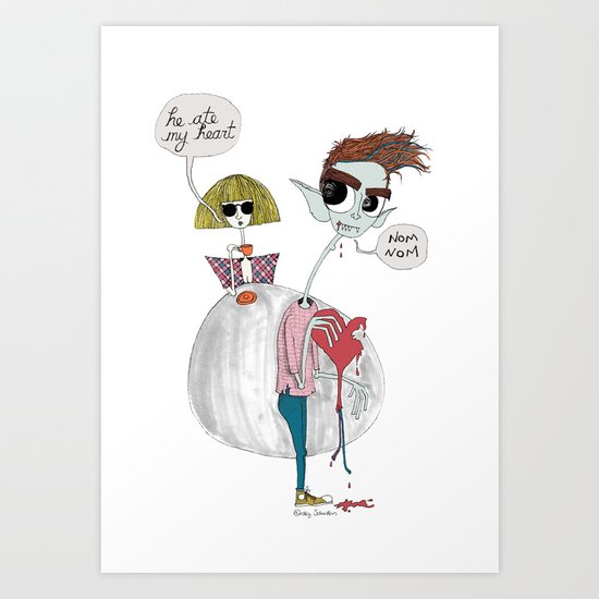 That boy is a monster Art Print