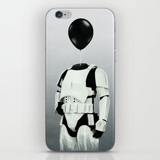 The Stormtrooper - #2 in the Balloon Head Series iPhone & iPod Skin