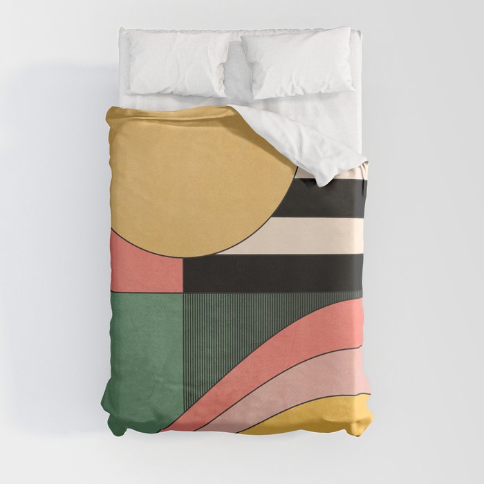 Geometric Abstraction 46 Duvet Cover