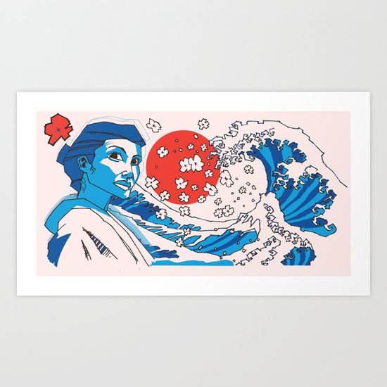 JAPAN Art Print