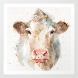 Farm Friends Art Print | Lovecow, Friends, Cows, Farm, Cowgraphic, Friend, Cowlover, Cowfunny, Graphicdesign, Cowart 