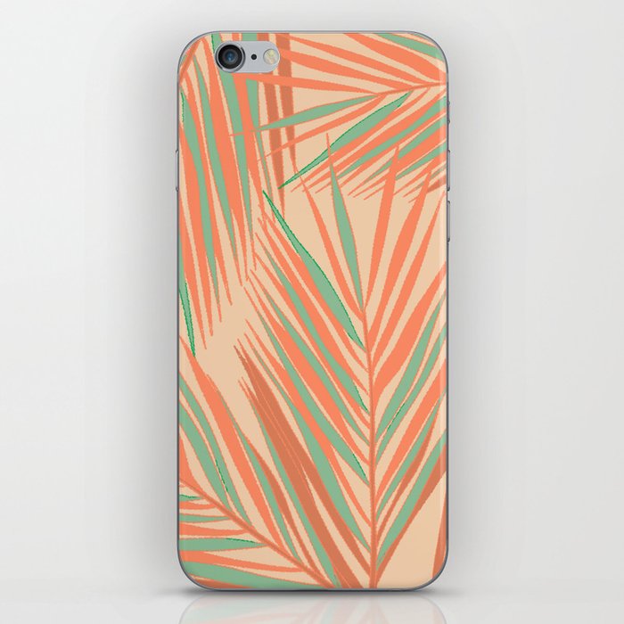 Bohemian Tropical Palm Leaves iPhone Skin