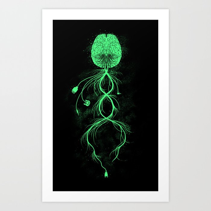 Looking for Connection Art Print