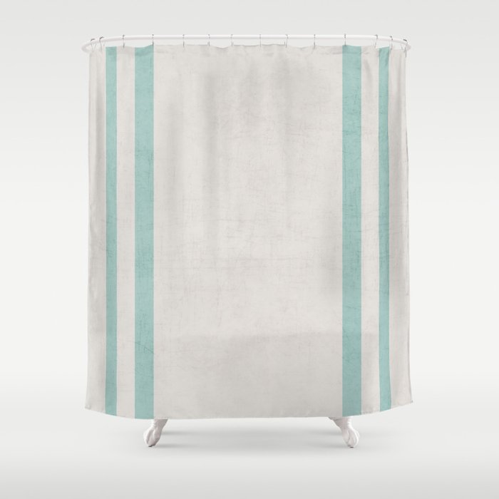 French Linen Robins Egg Blue Shower Curtain By Herart Society6