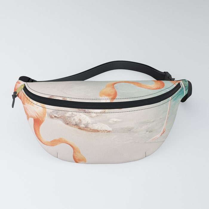 Caribbean Flamingo Dream #2 #wall #decor #art #society6 Fanny Pack