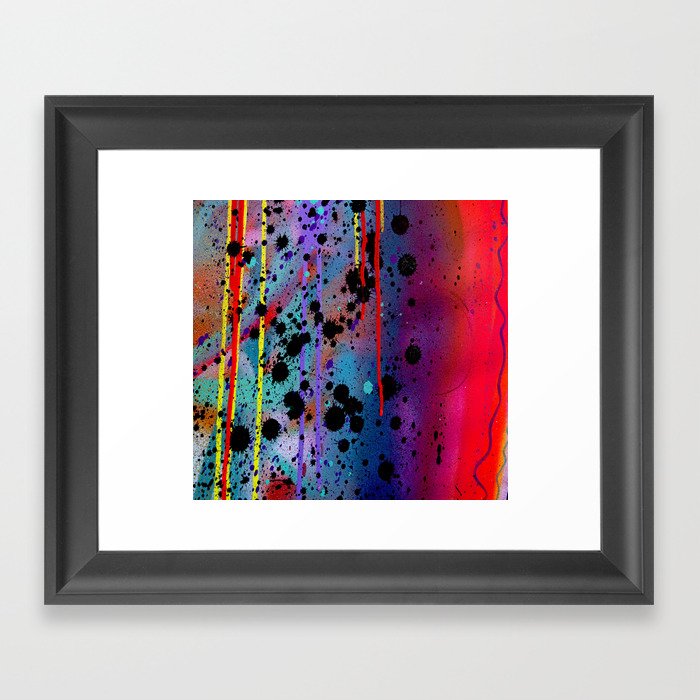 abstrait 1 Framed Art Print