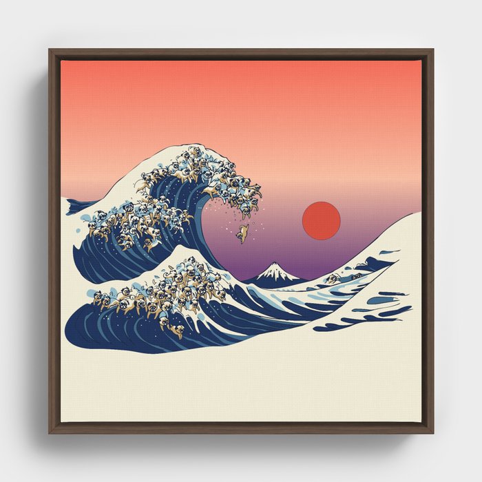 Pug wave art clearance