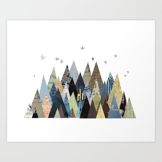 Mountain Dreaming Art Print