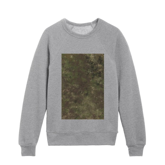 military camouflage Kids Crewneck