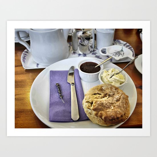 Devonshire Cream Tea Art Print